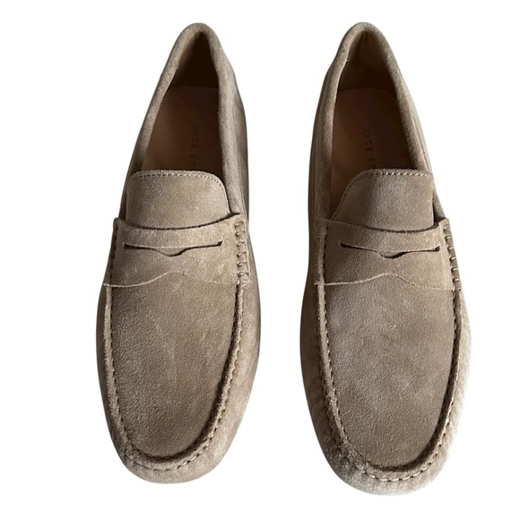 Jack Erwin Decker Suede Driving Loafers Sand Leather Portugal main image 8